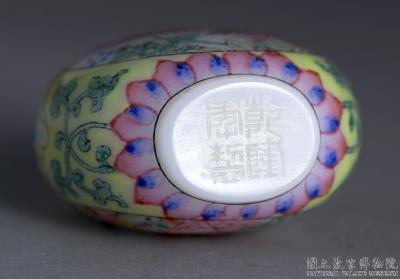 图片[3]-Glass-body painted enamel snuff bottle with a floral design, Qing dynasty, Qianlong reign (1736-1795)-China Archive